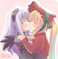 chuu rozen_maiden shinku suigintou yuri // 596x600 // 193.0KB