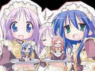 chibi kagami konata lucky_star maid miyuki tsukasa // 1025x769 // 192.1KB