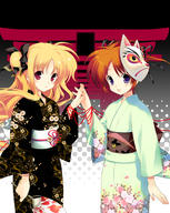 fate kimono magical_girl_lyrical_nanoha nanoha rusetti // 600x752 // 204.4KB