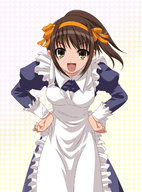 haruhi maid the_melancholy_of_haruhi_suzumiya // 1000x1350 // 228.9KB