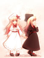 aww lily_black lily_white rusetti touhou // 599x800 // 518.5KB