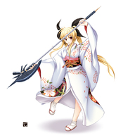fate kimono magical_girl_lyrical_nanoha // 1000x1000 // 318.7KB