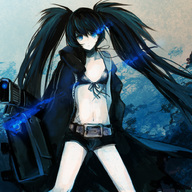 black_rock_shooter napa pyssy // 1000x1000 // 349.9KB