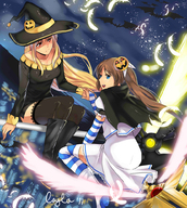 fate halloween hattu magical_girl_lyrical_nanoha nanoha otus solisluu // 895x1000 // 774.9KB