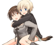 barkhorn hartmann hug häntä kemonomimi strike_witches // 861x700 // 293.6KB