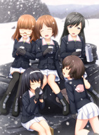girls_und_panzer happy lumi megane panzer ryhmäkuva // 1171x1600 // 458.4KB