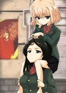 ahoge girls_und_panzer katyusha nonna // 800x1131 // 195.3KB