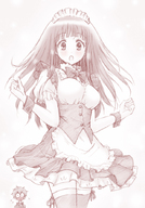 :o Chitanda_Eru Hyouka blush maid rusetti sketch // 620x890 // 262.3KB