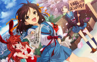 blush bunnygirl haruhi mikuru ressukkailme the_melancholy_of_haruhi_suzumiya yuki // 1800x1163 // 635.5KB