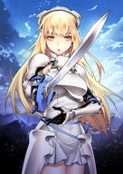 Aiz_Wallenstein Dungeon_ni_deai_wo_motomeru_jne miekka panssari // 1131x1600 // 1.0MB