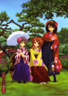 haruhi mikuru päivänvarjo the_melancholy_of_haruhi_suzumiya yuki // 4098x5799 // 2.2MB