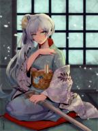 RWBY Weiss kimono miekka // 700x933 // 1.0MB