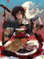 RWBY Ruby kimono viikate // 700x933 // 845.0KB