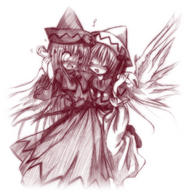 blush hattu ilme lily_black lily_white rusetti siivet sketch touhou vaikeilu // 532x550 // 155.8KB